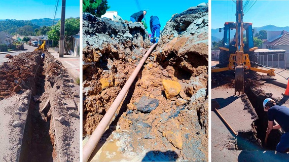 Nova rede implantada nos altos do bairro Cinquentenário elimina problema crônico de abastecimento