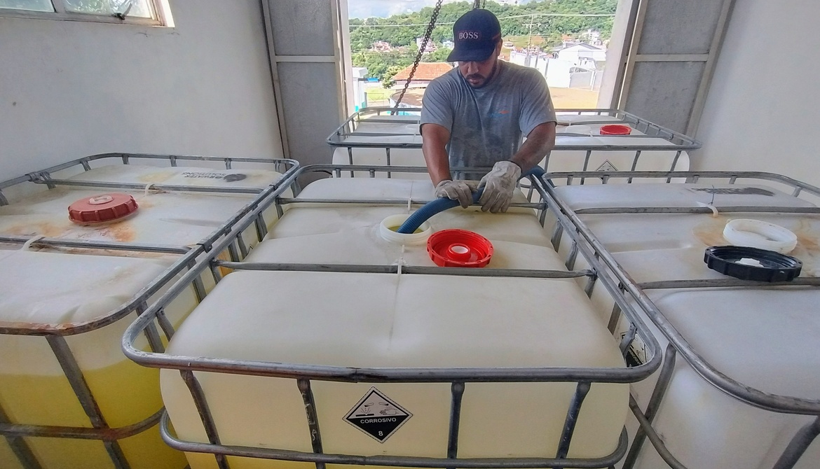 Concórdia Saneamento substitui gás cloro no processo de tratamento de água