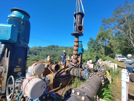 Concórdia Saneamento revitaliza equipamentos para dar mais segurança a bombeamentos de água bruta