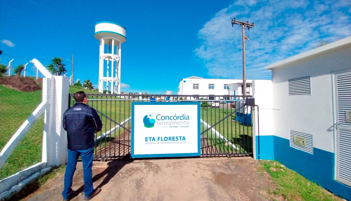 Concórdia Saneamento conclui pintura da ETA Floresta e reforça compromisso com a comunidade