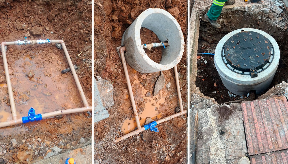 Concórdia Saneamento conclui intervenções para instalar novas válvulas e ajustar pressões no bairro Petrópolis