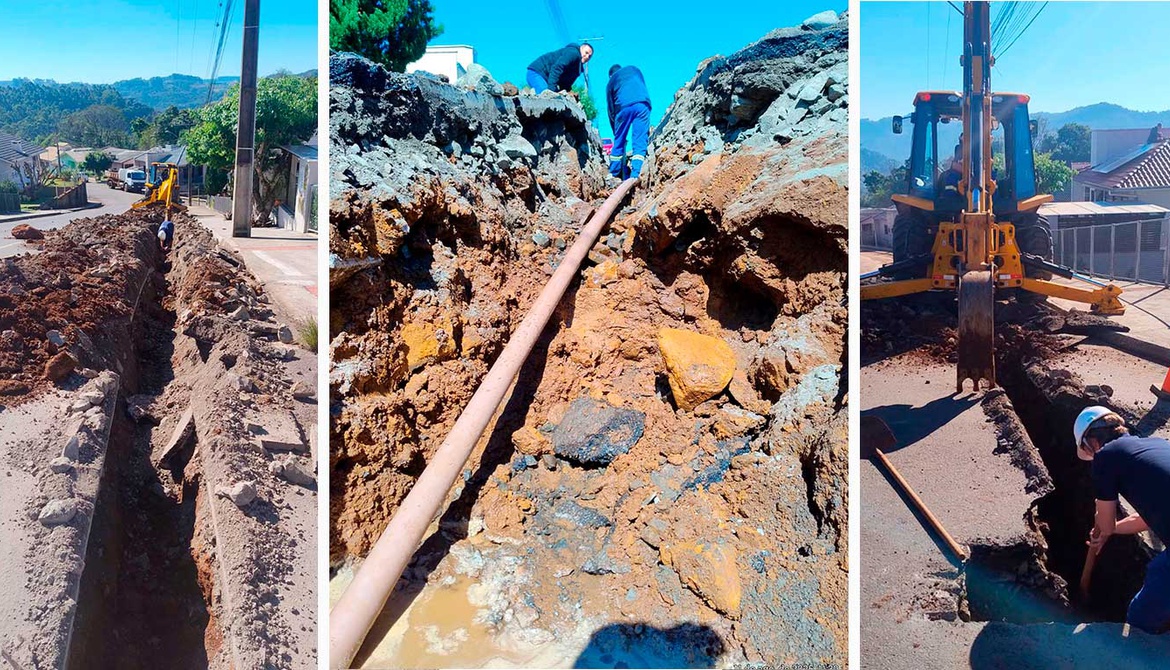 Nova rede implantada nos altos do bairro Cinquentenário elimina problema crônico de abastecimento