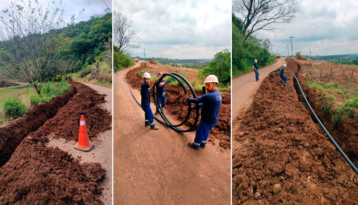 Nova rede interliga parte alta do bairro dos Estados a adutora para garantir estabilidade no abastecimento