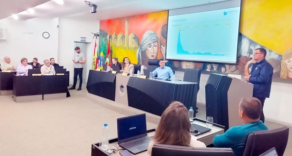 Concórdia Saneamento mostra resultados de seis meses de operação na Câmara de Vereadores