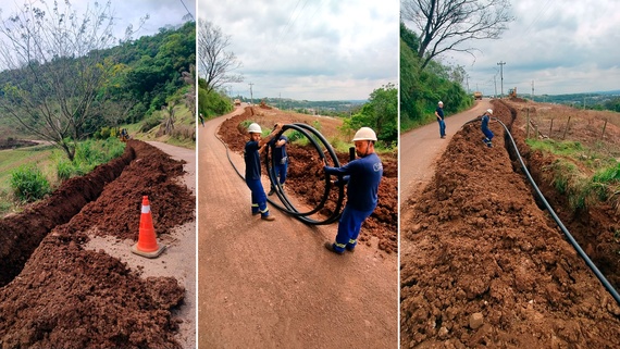 Nova rede interliga parte alta do bairro dos Estados a adutora para garantir estabilidade no abastecimento
