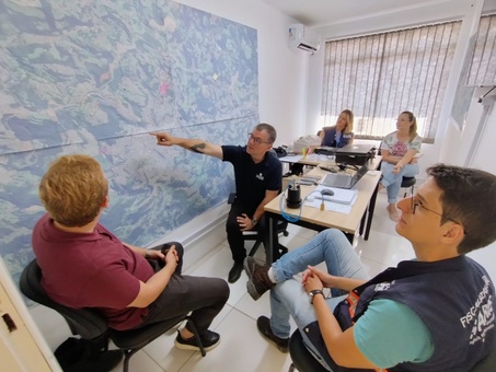 Aris fiscaliza serviços e busca informações sobre sistema de abastecimento de Concórdia