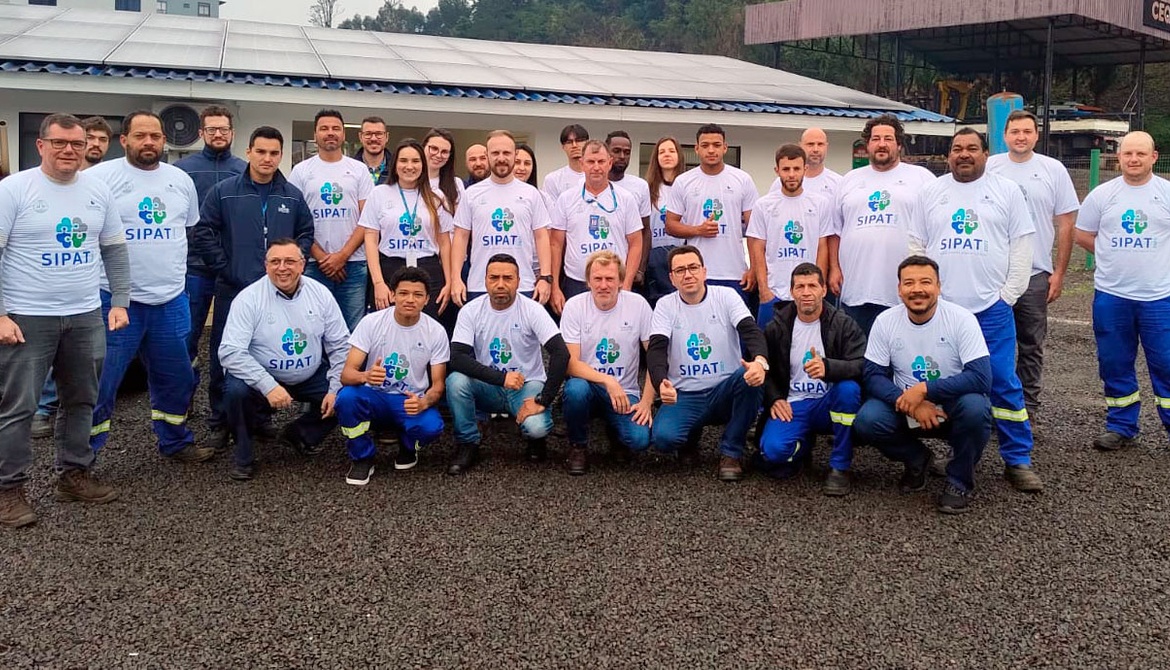 Prevenção a acidentes de trabalho mobiliza colaboradores da Concórdia Saneamento esta semana