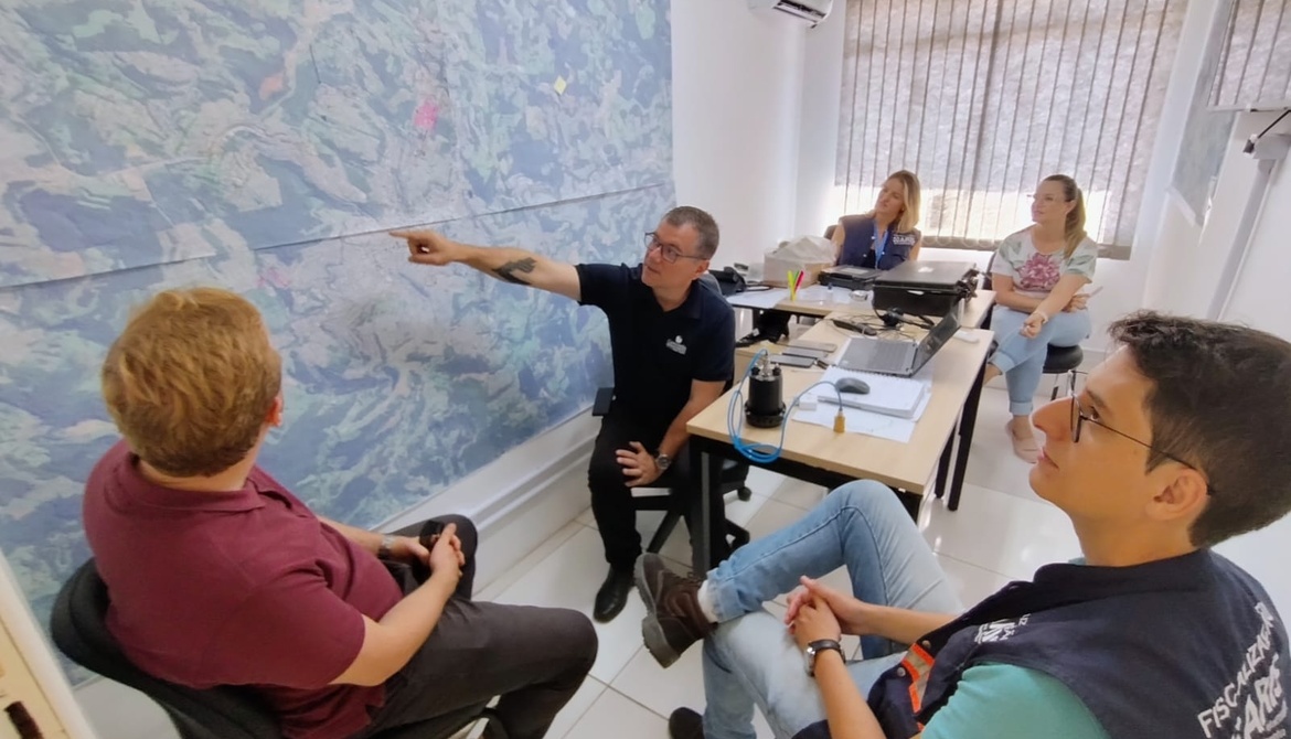 Aris fiscaliza serviços e busca informações sobre sistema de abastecimento de Concórdia