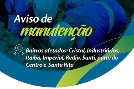 Intervenção em adutora de água tratada na região central é adiada para quinta-feira