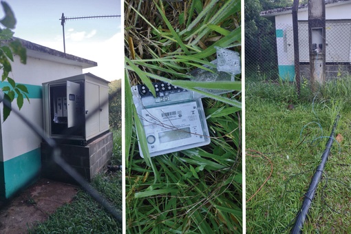 Vândalos depredam sistema elétrico de estação de bombeamento e deixam dois bairros sem água