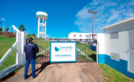 Concórdia Saneamento conclui pintura da ETA Floresta e reforça compromisso com a comunidade