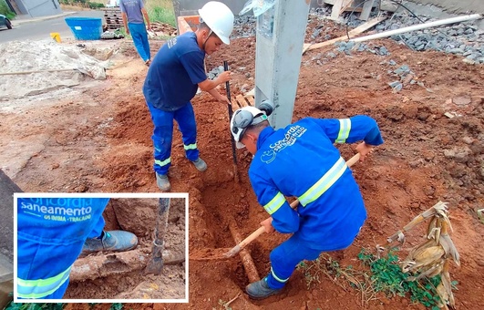 Escavações de terceiros prejudicam redes e afetam abastecimento para milhares de pessoas