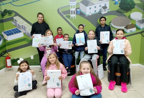 Atividade com filhos de colaboradores reforça compromisso com meio ambiente e gestão sustentável