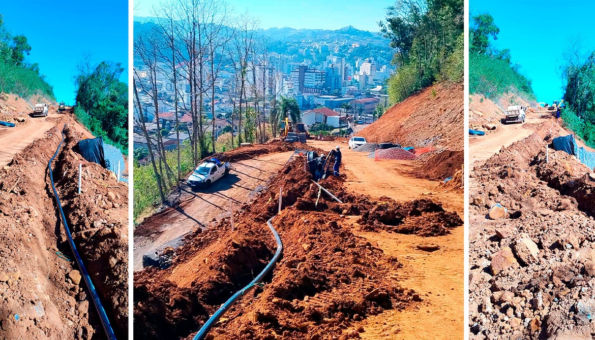 Nova rede de água de 250 metros interligada a adutora fortalece abastecimento no bairro Imperial