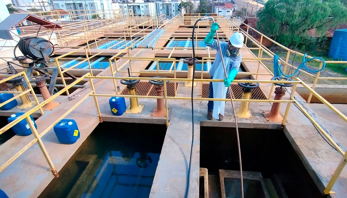 Inovação na limpeza de filtros da ETA Floresta visa mais eficiência no tratamento e na qualidade da água