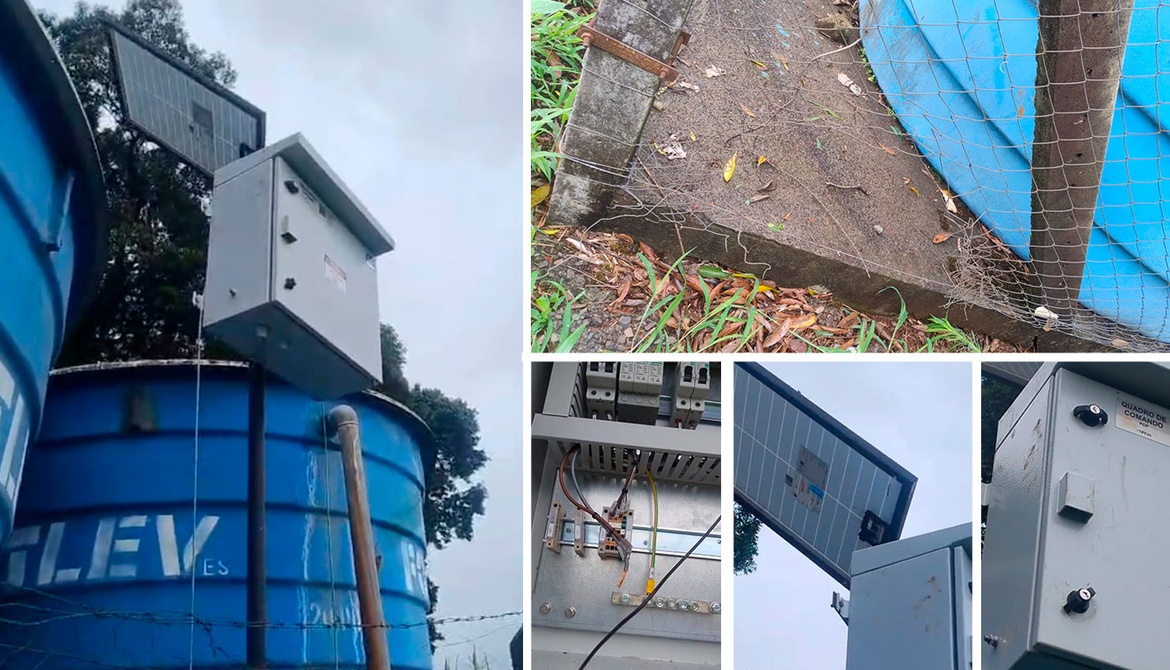 Invasão e furto de equipamentos afetam sistema de abastecimento no loteamento Bernardi